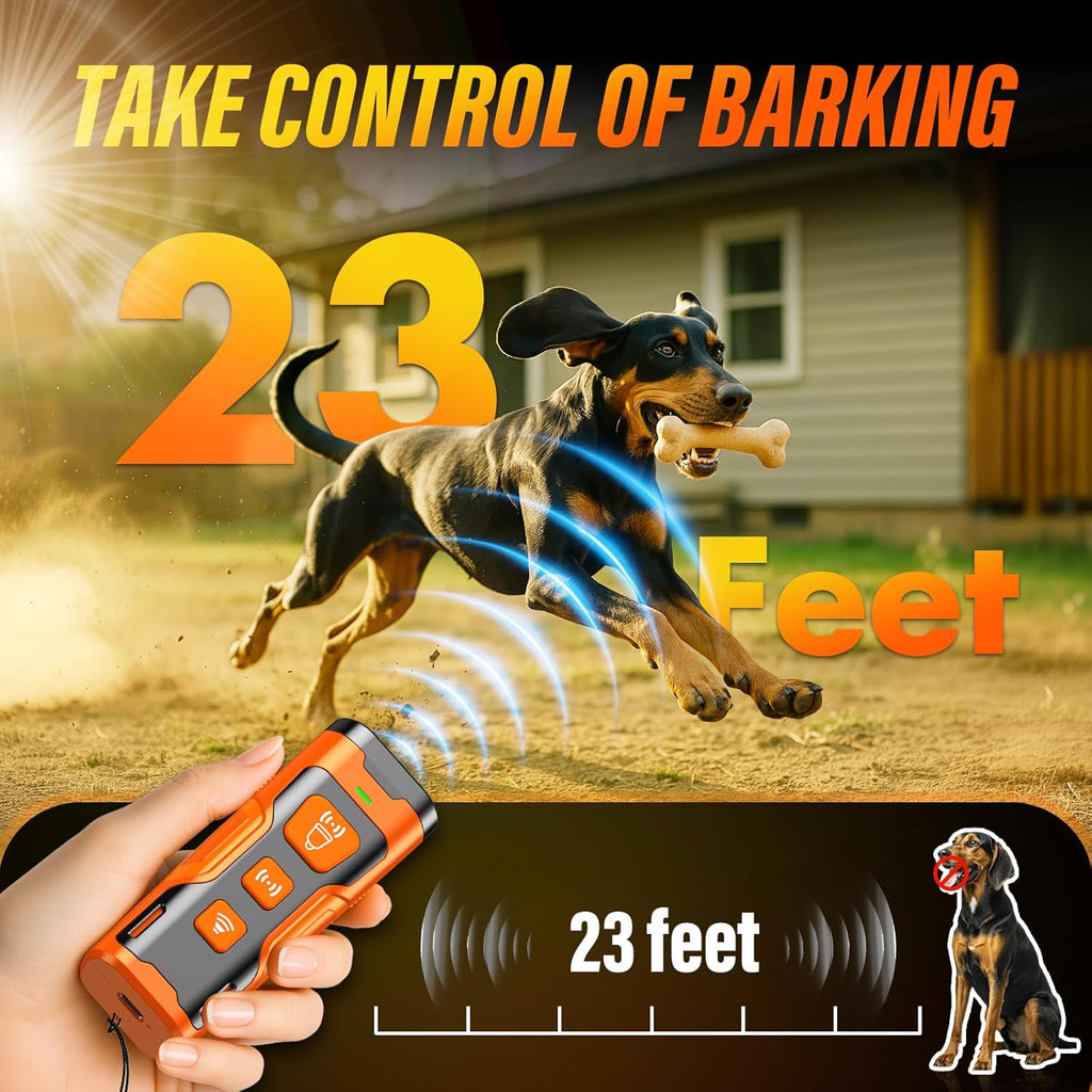 YUYQA ultrasonic dog bark deterrent device orange portable anti barking trainer
YUYQA dog bark control device handheld ultrasonic anti barking tool for dogs
YUYQA anti barking device 3X ultrasonic emitters bark deterrent for dogs
YUYQA bark control device 6 training modes safe humane dog training tool
YUYQA ultrasonic bark deterrent device 23ft range indoor outdoor dog training
YUYQA rechargeable dog bark deterrent type C fast charging long battery life
YUYQA compact dog training device portable bark contro